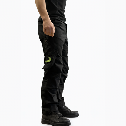 Robuuste Werkbroek met Stretch & Gereedschapszakken – Zwart