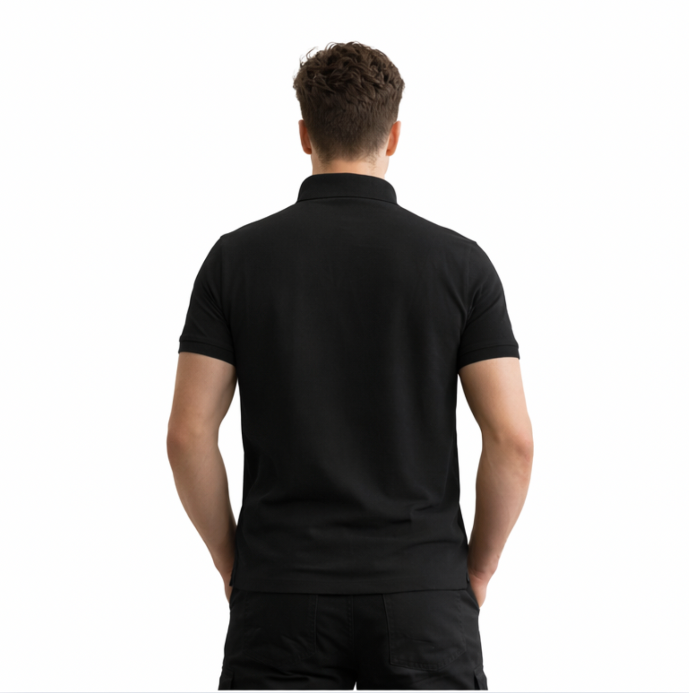 Premium Slim Fit Work Polo – Black