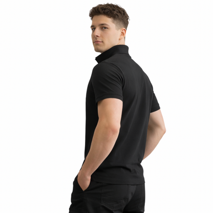 Premium Slim Fit Work Polo – Black