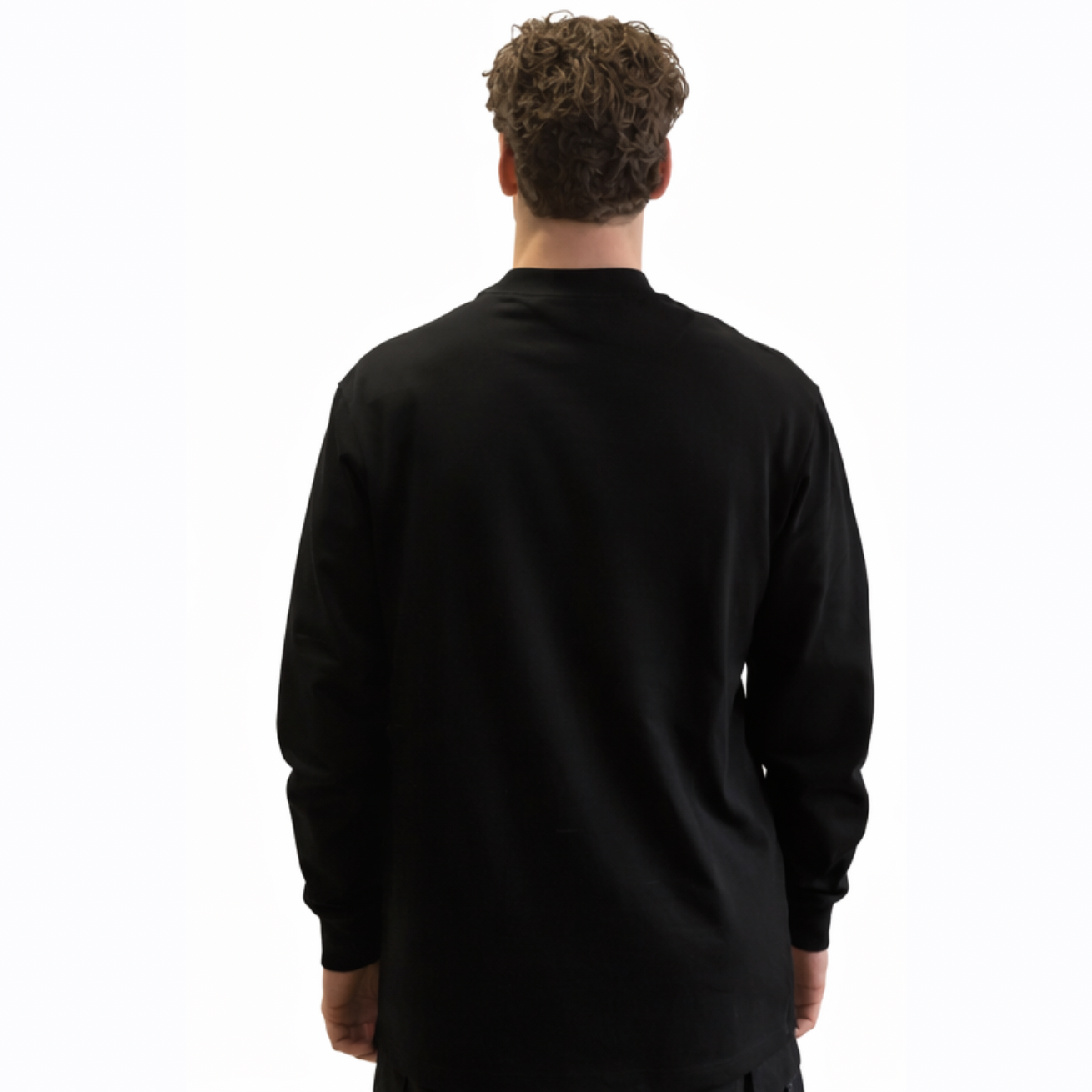 Premium Zwart Longsleeve Shirt