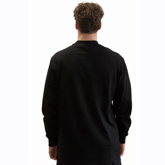 Premium Zwart Longsleeve Shirt