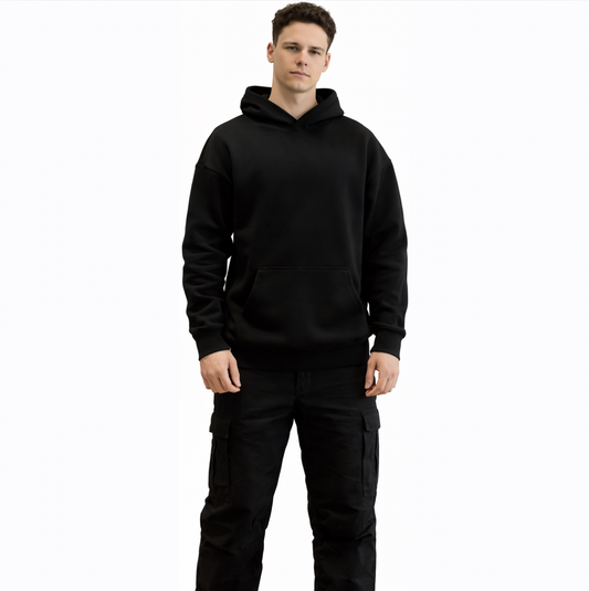 Premium Zwarte Hoodie