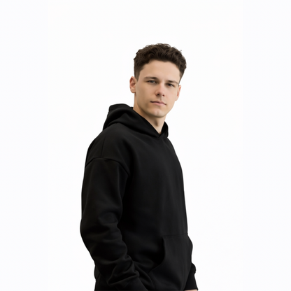 Premium Zwarte Hoodie