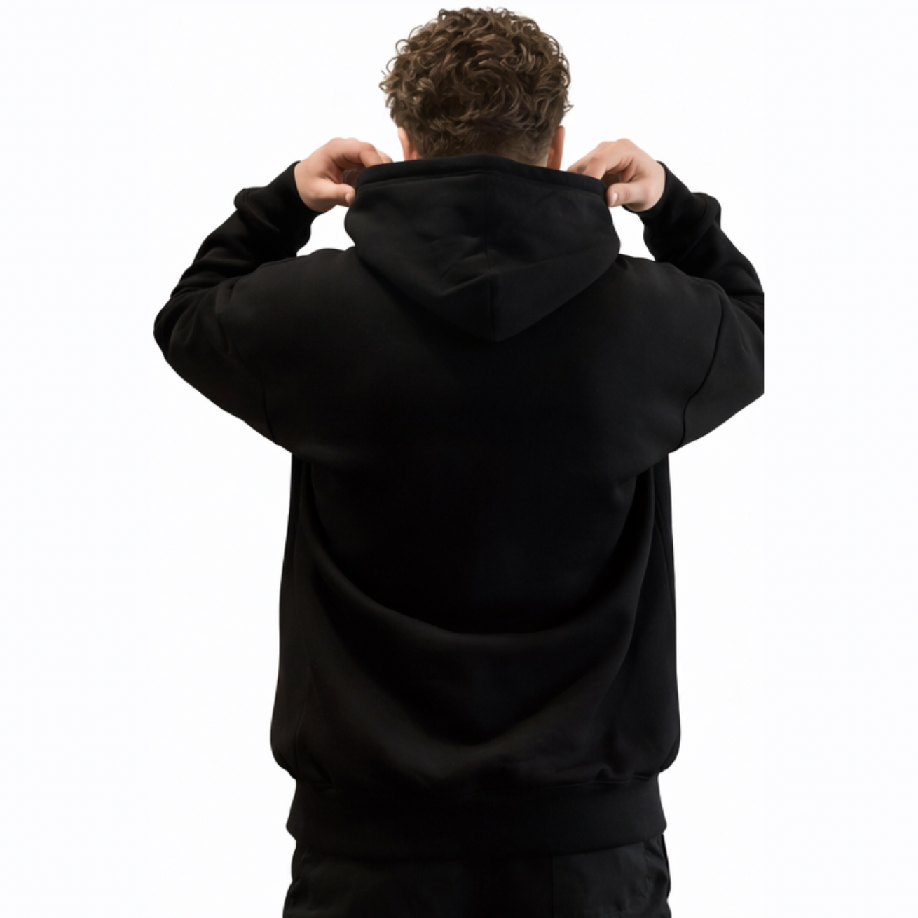 Premium Zwarte Hoodie